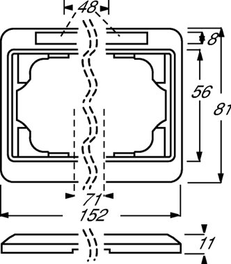 Busch-Jaeger Abdeckrahmen 1722 NS-24 | 1754-0-1983 Busch-Jaeger Abdeckrahmen 1722 NS-24 | 1754-0-1983