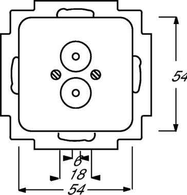 Busch-Jaeger Zentralscheibe 2530-212 | 1724-0-0186 Busch-Jaeger Zentralscheibe 2530-212 | 1724-0-0186