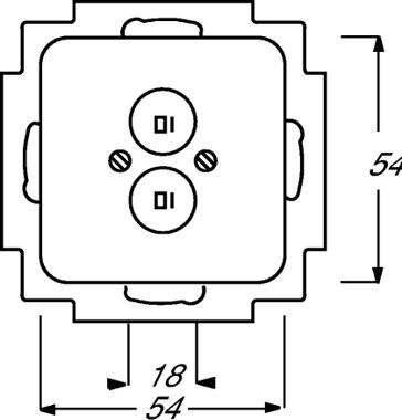 Busch-Jaeger Zentralscheibe 2147 U-214 | 1723-0-0162 Busch-Jaeger Zentralscheibe 2147 U-214 | 1723-0-0162