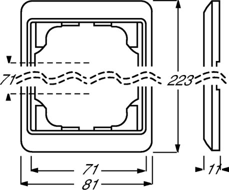 Busch-Jaeger Abdeckrahmen 1733-24 | 1754-0-1850 Busch-Jaeger Abdeckrahmen 1733-24 | 1754-0-1850