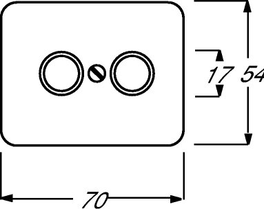 Busch-Jaeger Zentralscheibe 1743-260 | 1724-0-2791 Busch-Jaeger Zentralscheibe 1743-260 | 1724-0-2791