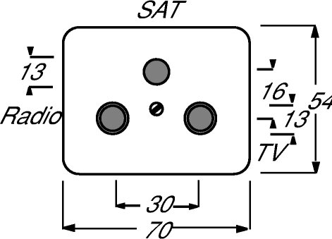 Busch-Jaeger Zentralscheibe 1743-03-260 | 1724-0-2792 Busch-Jaeger Zentralscheibe 1743-03-260 | 1724-0-2792