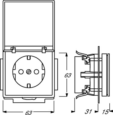 Busch-Jaeger SCHUKO® Steckdosen-Einsatz 20 EUK-896 | 2018-0-1506 Busch-Jaeger SCHUKO® Steckdosen-Einsatz 20 EUK-896 | 2018-0-1506