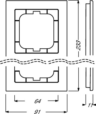 Busch-Jaeger Abdeckrahmen 1723-285 | 1754-0-4336 Busch-Jaeger Abdeckrahmen 1723-285 | 1754-0-4336