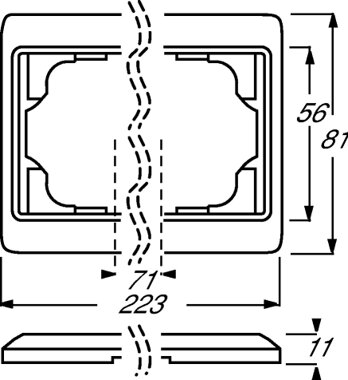 Busch-Jaeger Abdeckrahmen 1723 KA-20 | 1754-0-4376 Busch-Jaeger Abdeckrahmen 1723 KA-20 | 1754-0-4376