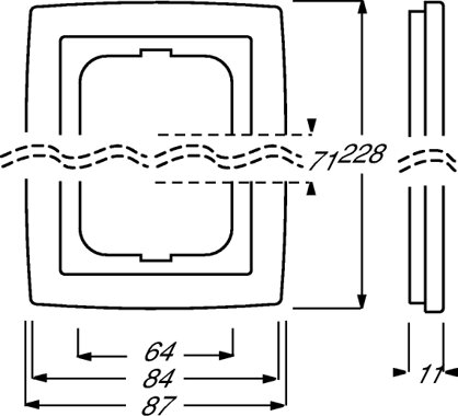 Busch-Jaeger Abdeckrahmen 1723-774 | 1754-0-4433 Busch-Jaeger Abdeckrahmen 1723-774 | 1754-0-4433