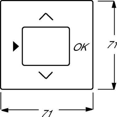 Busch-Jaeger Zentralscheibe 6435-74 | 6430-0-0300 Busch-Jaeger Zentralscheibe 6435-74 | 6430-0-0300