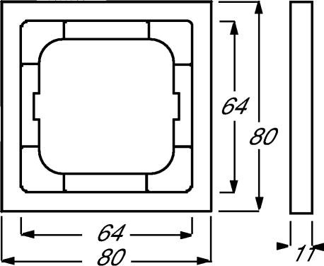 Busch-Jaeger future® linear-Abdeckrahmen 1721-184K | 1754-0-4235 Busch-Jaeger future® linear-Abdeckrahmen 1721-184K | 1754-0-4235