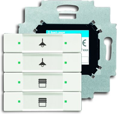 Busch-Jaeger Bedienelement, 4-fach 6127/01-885 | 6117-0-0208