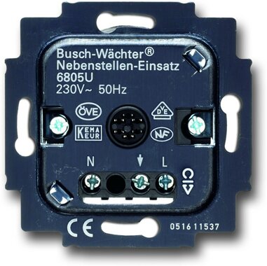 Busch-Jaeger Busch-Wchter Nebenstellen-Einsatz 6805 U | 6800-0-1468