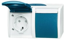 BUSCH 20/2 EBW-53 20/2 EBW-53 SCHUKO® Doppelsteckd