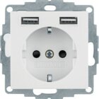Berker 48031909 Steckdose SCHUKO/USB, S.1/B.x