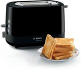 Bosch TAT3A113 Kompakt Toaster, Schwarz, 2 Schlitze