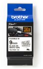 Brother TZEFX221 Flexi-Tape 9mm wei/schwarz 8m