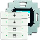 Busch-Jaeger Bedienelement, 4-fach 6127/01-885, schwarz matt