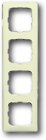 Busch-Jaeger Busch-Duro 2000® SI Linear-Abdeckrahmen 2514-212K-102, weiß