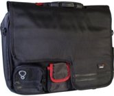 Carat hochwertige Notebook, Laptop Tasche NB-100 Soft, 15-17 Zoll, Schwarz