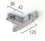 Eutrac 555 1 1213 2 T-VERBINDERSL INNEN SCHWARZ