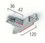 Eutrac 555 1 1215 3 T-VERBINDERSL AU�EN SILBER