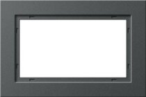 Gira 100123 Abdeckrahmen 1,5fach E2 Anthrazit