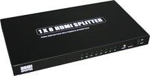Goldkabel 8-Fach HDMI-Verteiler