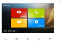 HHG Villa M Video-Innenstation, 7 Zoll Touchscreen-Farbmonitor