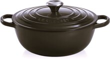 Le Creuset La Marmite Signature 26 cm schwarz, innen schwarz