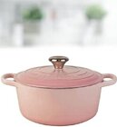 Le Creuset Signature Brter 24 cm rund Shell Pink, Emaille hell