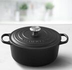 Le Creuset Signature Brter rund 22 cm schwarz, Emaille dunkel