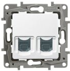 Legrand 664776 Niloe Datendose 2-fach RJ45 uw.