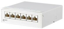 Metz Connect 130862-21C-E E-DAT C6A 6 Port AP-Geh�use