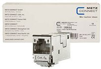 Metz Connect 130910-Z E-DAT modul Cat.6A T568A (12St) (12 Stck)