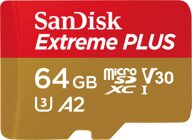 Sandisk Extreme Plus microSDXC 64GB 200MB/s A2 C10