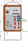 Walther WV0430R1 Verteilerschrank 69kVA alls